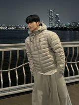 Tech multi-pocket hooded lightweight padding