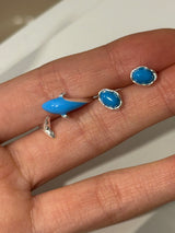 [925silver] エッグターコイズピアス