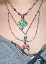 [Hearts2Hearts Juun] Trippy mushroom necklace.07 (8color)