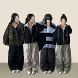 Lead Knee Pin Tuck Hem String Wide Pants