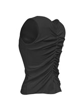  BACK WEAVE SLEEVELESS . BLACK