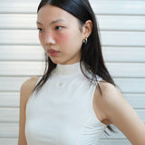 ポルカクレープスリーブレストップ cream