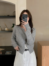 #AR Pendant Wool Raglan Knit Cardigan (8color)