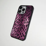 Wild Luxe Leopard Phone Case Berry (BK_MagSafe Glass)