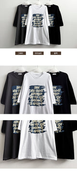 タリーボクシーフィットプリントショートスリーブTシャツ