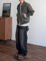 Faded Dye Crop Jacket (3color) (No.993)