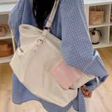 トリーフォーレザーショッパーバッグ, ラージショルダーバッグ (3 Colors) – ワーク / オフィス / ラップトップバッグ