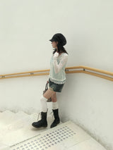 Mars Cotton Shirring Cap (3c)
