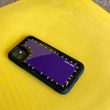 カラーポケット (purple) スマホケース (epoxy bumper)