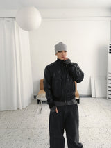No.1604 high neck leather JK