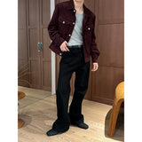 [F/W] ウエスタンセミクロップコーデュロイジャケット(3color)