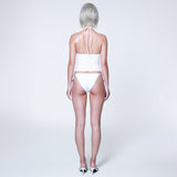 Nati asymmetric bikini - white