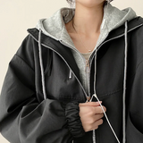 Noah Layered Color Matching Hoodie Jumper