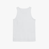 Stranger Loose Fit Cotton Tank Top (White)