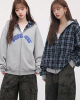 (UNISEX) Chill Reversible Over Hood Zip-Up