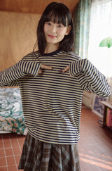 26SS★ Puppy Stripe Long Sleeve