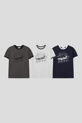 [Shoulder +3cm] Vintage Plain リンガー半袖Tシャツ