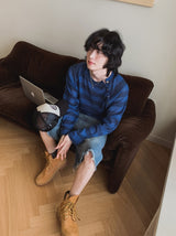 Luffy cut bermuda denim pants