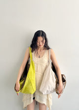 cobaltiny suede bag (lime)