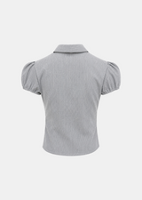 Aveline Bow Puff Blouse