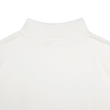 [Unisex] リザーブオーバーフィットモックネックTシャツ [WHITE]