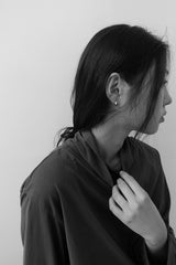 ゴールドアルマンドピアス