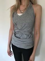 WRAP HALTERNECK SLEEVELESS