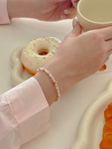 Jelly Bunny Beads Initials Bracelet