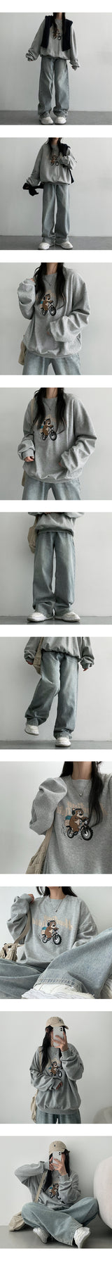 Shuton Basic Wide Denim Pants (4 colors)