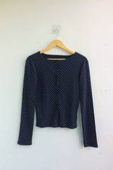 Round Pick Dot Cardigan