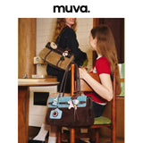 muva. ガーデン カラーブロック ショルダーバッグ