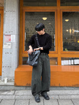 Log velvet round knitwear