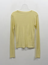 テンセルスリムシースルーTシャツ