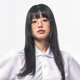 MANS クロップピケポロシャツ WHITE