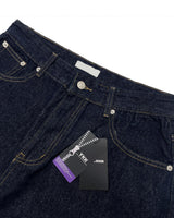 Never Curved Panel Raw Denim