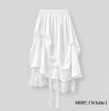 ラブリーレースリボンバルーンレイヤードスカート