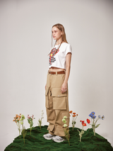 Flower T-shirt (Crop