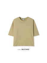 Overcropped Basic Short Sleeve T-Shirt 3C