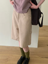 [MADE/XS-XL] five-pocket bermuda pants