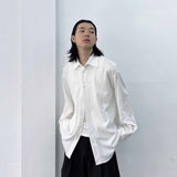 Micro-crinkle Baggy Shirt