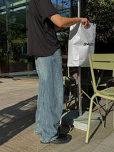 [Premium] 3 TAP Twist Denim Pants (2color)