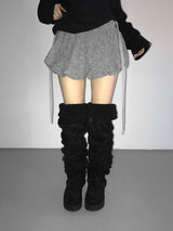 cable wool pumkin shorts(3 color) 