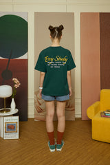 Easy Study Green Short Sleeve T-Shirt [Unisex]