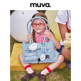 muva.本革 ミニ イヤホンポーチ 2WAY ショルダーバッグ
