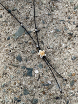 watercolor starfish string necklace