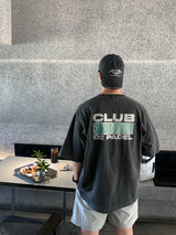 Look Graffiti Pigment Club Graphic Oversized Short Sleeve T-Shirt