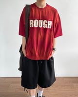 フォルディングプリントショートスリーブTシャツ