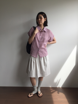 Dolman check shirt (4color)