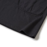 パッチワークポケットハーフTシャツ / ダスティブラック