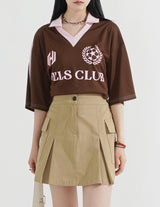 Camilla Pin Tuck Cargo Bending Skirt